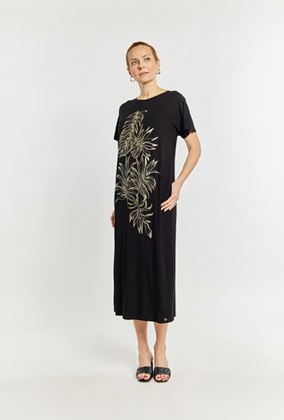 Sukienka damska z rozcięciem