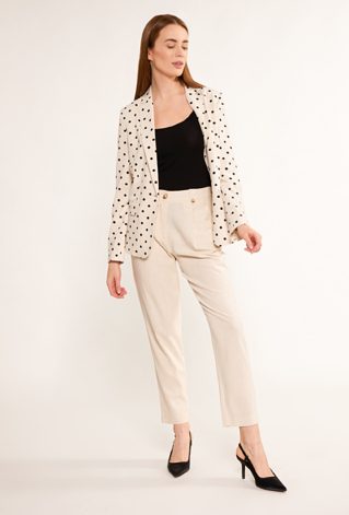 Spodnie z wiskozy oraz lnu