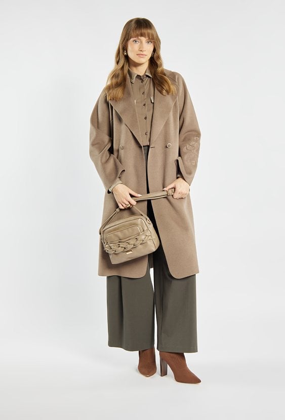 Torba z ozdobnym warkoczem