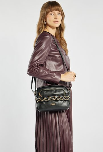 Torba z ozdobnym warkoczem