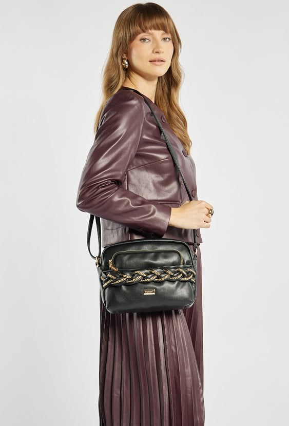 Torba z ozdobnym warkoczem