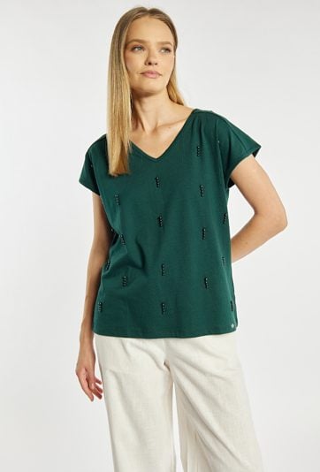 T-shirt z aplikacjami