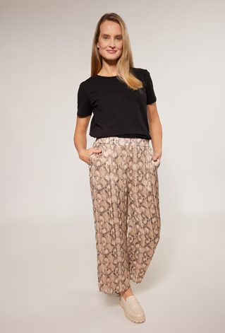 Spodnie w wężowy wzór