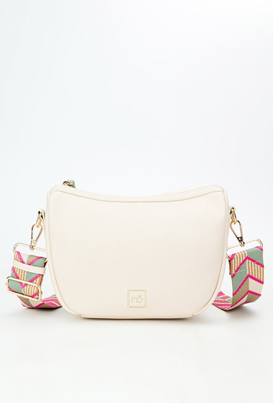 Torebka z wzorzystym paskiem