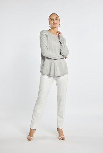 Sweter damski z połyskiem