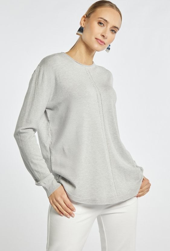 Sweter damski z połyskiem