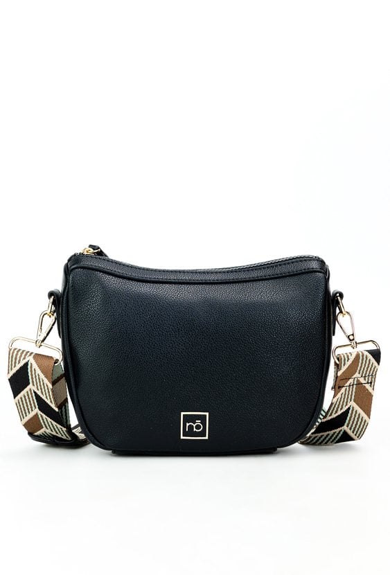 Torebka z wzorzystym paskiem