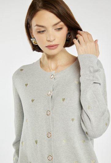 Sweter w serduszka