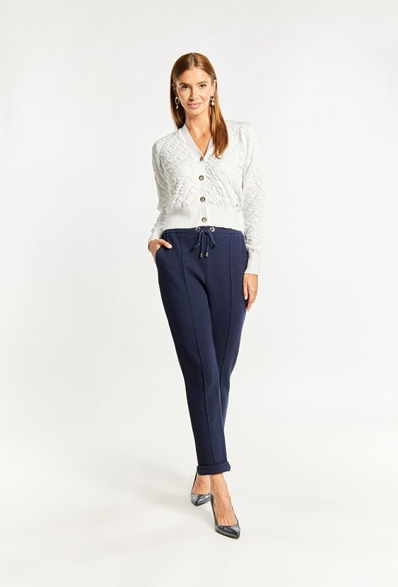 Sweter damski z guzikami