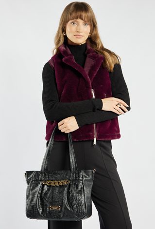 Torba z łańcuchowym warkoczem