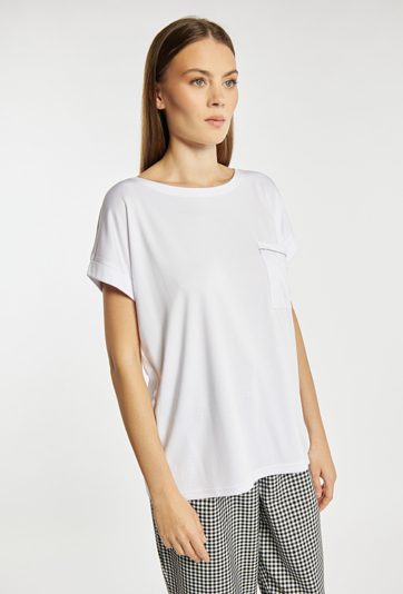 T-shirt z modalem