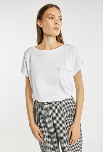 T-shirt z modalem